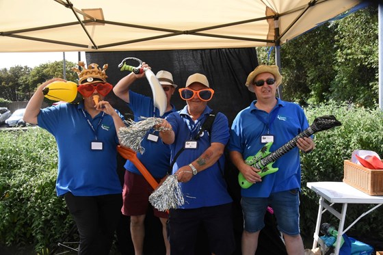 mark and the guys larking about at sheppey matters 25th ani  funday july 2019