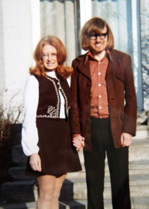 Graham and Janice on their wedding day.