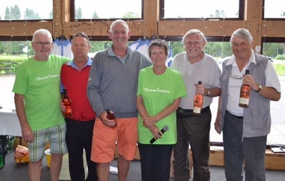 Graham on yet another winning team -summer 2017, Captain`s Day at Farnham Park Golf Club