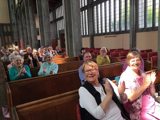 Sarah and Brenda at Harri’s concert 2018