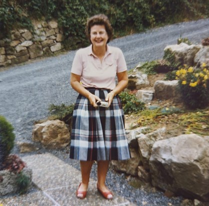 On holiday in Wales with Tricia & David's family, late eighties