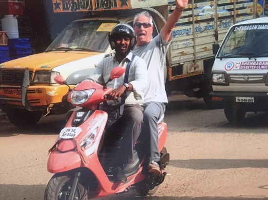 Neil feeling free in India