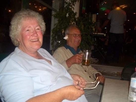 Mum and Dad in Greece.