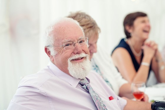 My brother Pete at Susie's (my daughter's) wedding 11 Aug 18