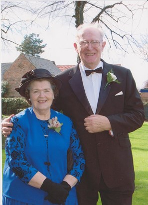 Happy Times for Roy and Maud at their daughter's wedding 