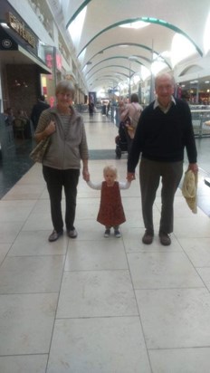 One of Rose’s favourite pictures of Grandma and Grandad 