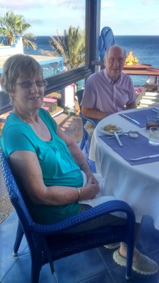 Mum and Dad in Lanzarote 