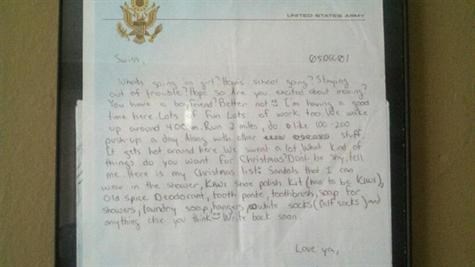 my last letter i got from him