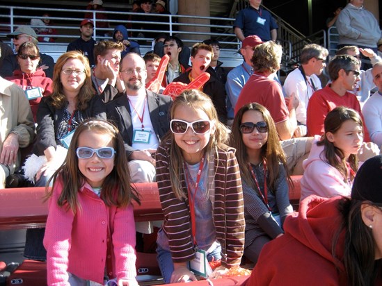 At Stanford Football Game with Elise Bauer, OCtober 11, 2008