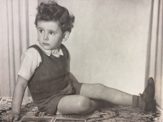 Alan as a young child