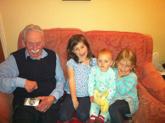 With the great grandchildren in MH 