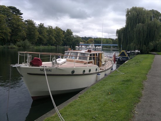 On the Thames at Cookham, one of John's favourite places.