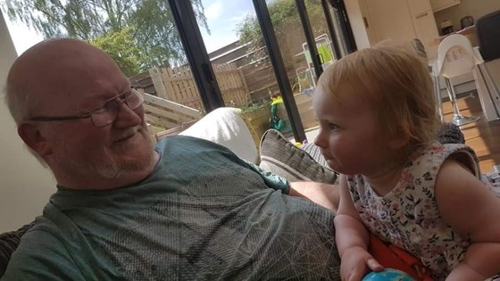 Ally and his granddaughter