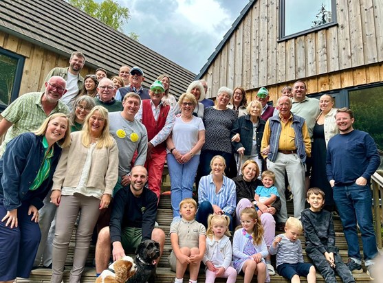 Mum with her wonderful and much loved family 