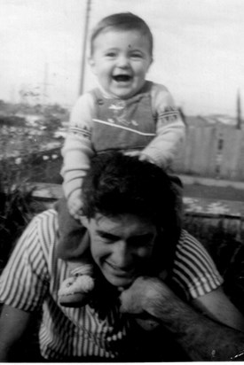 Mark and Daddy Robert Melchior 1963_Both Angels Together.