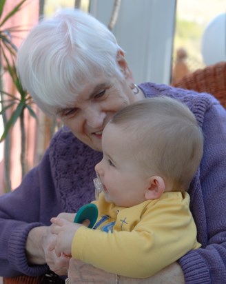 Great Grannie and Tommy 2012