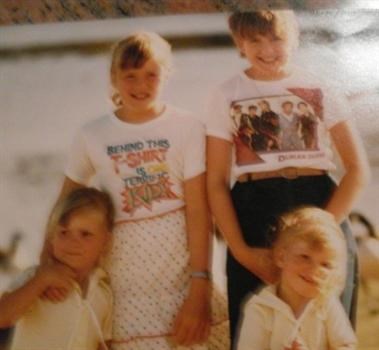 Katie, Jemma, Dawn & Melanie, Butlins circa 1984
