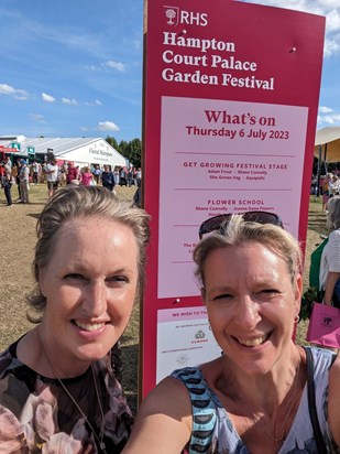 Wonderful day at Hampton Court Flower Show with you 2023.  Xx