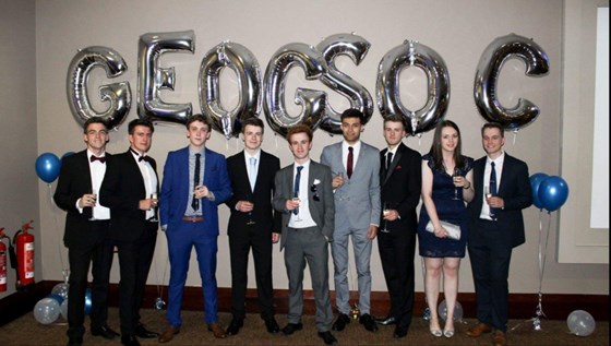 Final year geography ball marking the end of uni