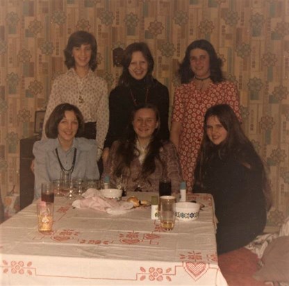 My 16th Birthday ( I'm the one in the red dress ) went to school with Anne. Feb 1975