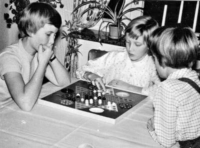 Birgitta with her cousins Margareta & Ingrid