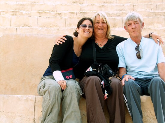 Mum Dad and Karen - Tunisia