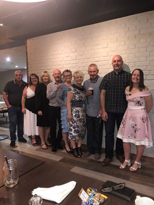 A lovely family memory of us all celebrating Debs 60th❤️