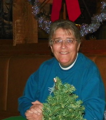 Penny at family Christmas dinner in Patagonia, AZ 2010