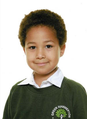 James school photo I didn't realise I hadn't put a photo of your son on Mam . He is 5 years old now and you would honestly love him to bits Dad too