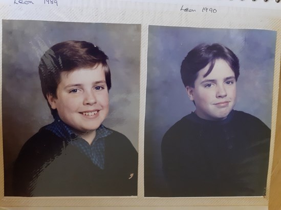 Leon School days 1989  and 1990