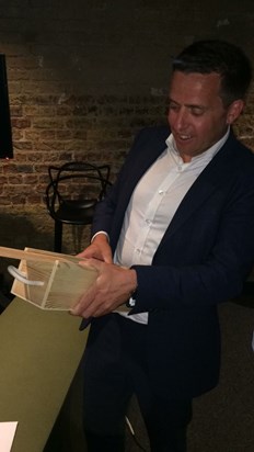 After speaking at a Capco event in 2018, Paul received a thank you gift 