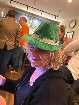 Looking gorgeous, St Patrick’s day Marian loved a hat 