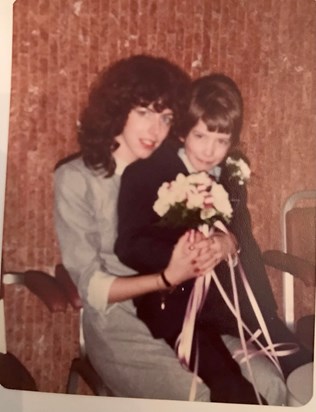 Brett and Petrina, family wedding 1981