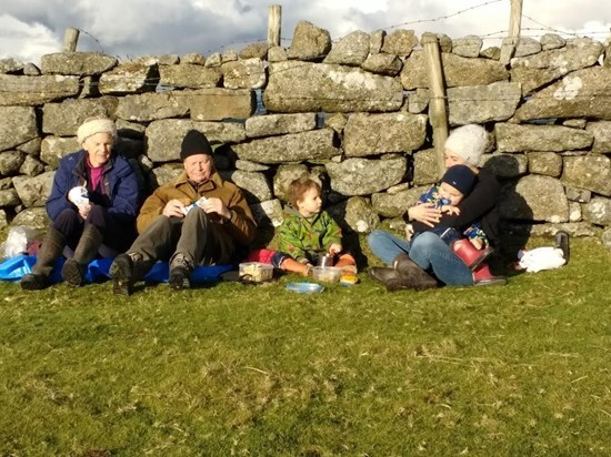 Dartmoor family  picnic