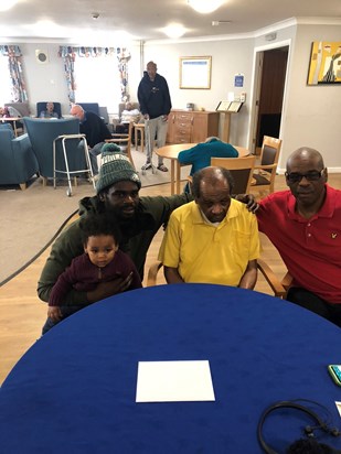 Roy, Richard, Arron & Haile Walters 4 generations 