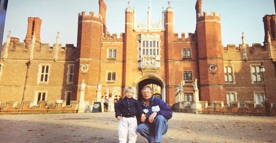 At Hampton Court Palace