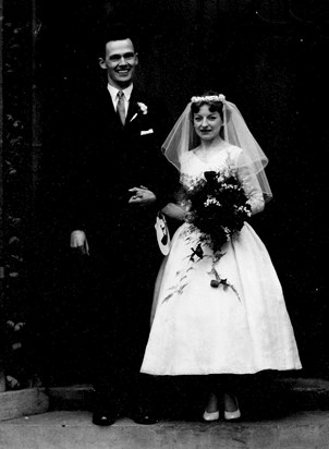 Our lovely Mum and Dad's Wedding Day 7 February 1959