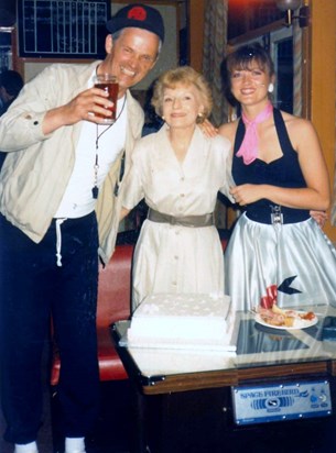 As Coach Calhoun at Lindy's 30th Grease Party - May 1990