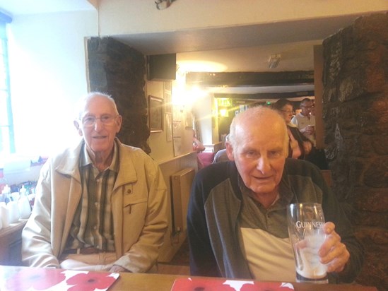 Lunch with his brother Barrie & me (Trudy) fond memories x 20200421 094114