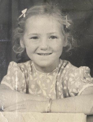 Mum as a young child