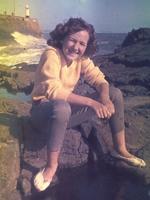 Mum as a teenager in Porthcawl