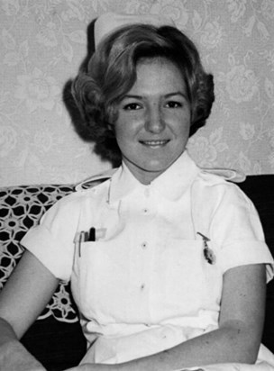 Mum - a beautiful young nurse! 