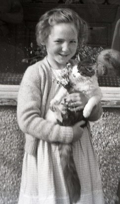 Mum with her cat Smudge! Mum has always been a Cat Lady :-) 