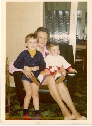 With grandsons Jason & Simon, circa '74. FB IMG 1587494435698