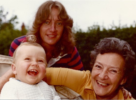 Grandma with baby Matt 1977