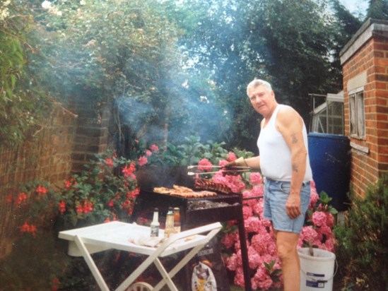 Happy Fathers Day, weather not suited to a barbecue today. Love & thinking of you always Janice 😘xx