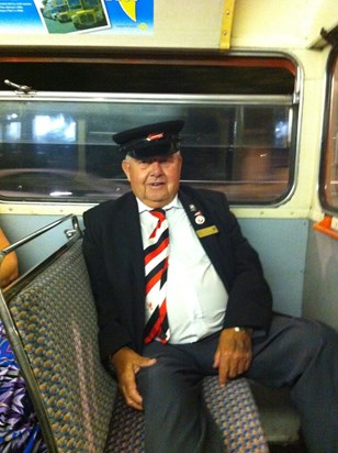 On the buses - Geoff at the World Badminton Championships, London 2011
