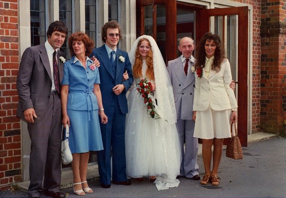 Lynne & Wayne's wedding with parents