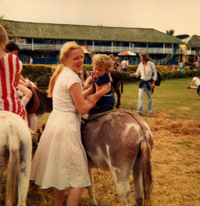 Lynne with toddler Ryan