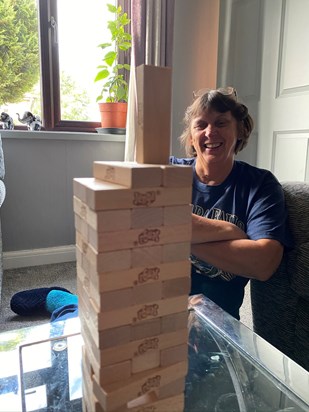 Play jenga with Paul he loved winding up mum by putting the piece on a different way each time 62075501 D47E 4457 858C BCD3DAA3B0EF